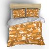 Cartoon corgi dog pattern Bedding Set for Kids Luxury Gift 3pcs Digital Print Comforter Set Soft Comfortable Breathable
