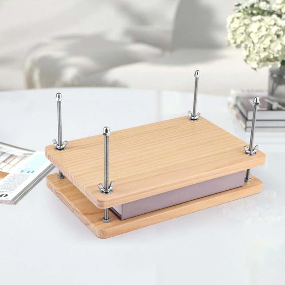 Pad Receipt Wood Book Press for Notepad Tracing Book Press Binding Machine Student