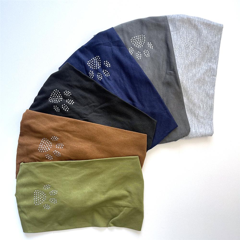 Trendy Elastic Hairband Stretchy Solid Color Turban Photo Shoot Y2K Hair Accessories for Women