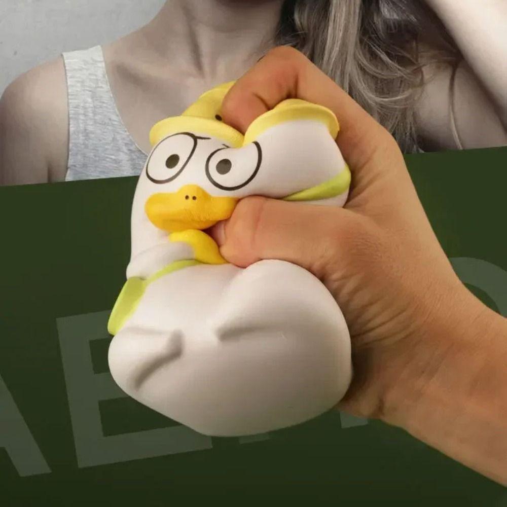 Duck Shape Weeping Duck Squeezing Toys Rebound Ball Cartoon Fidget Toy Children Toys