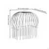 Stainless Steel Drain Guard DomeShaped Wire Cage Slotted Grid Square Downspout Strainer