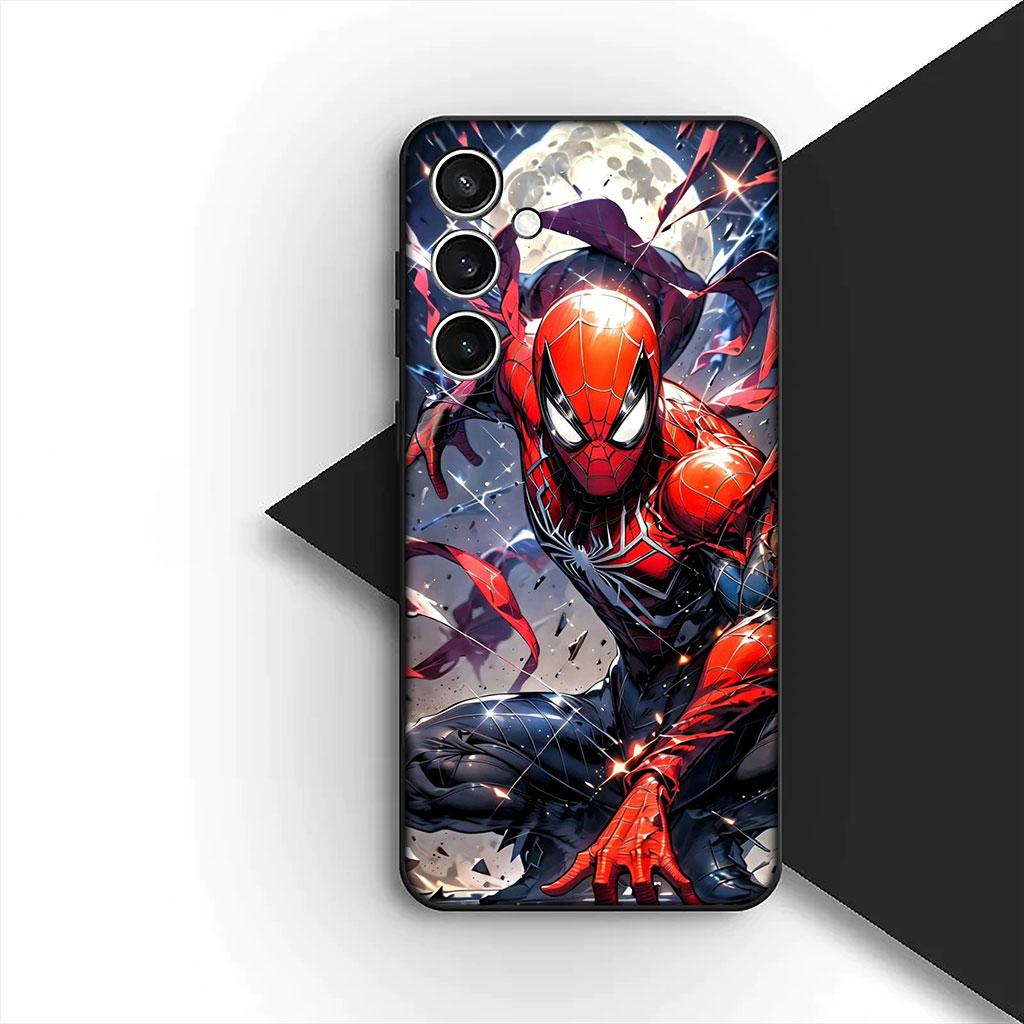 Phone Cover for Motorola Moto G22 G23 G32 G53 G60 G72 G64 G20 G8 G9 Plus Power E13 E20 E32 Case Spiderman Marve Spider Man