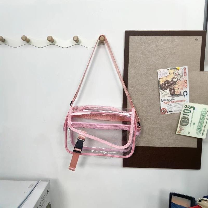 Klare PVC Umhängetasche Wasserdichte Transparente Umhängetasche Verstellbarer Riemen Große Kapazität Tasche Für Outdoor Reisen Täglichen Gebrauch