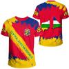 Harajuku The Central African Republic-of Falg Map 3D Printed T Shirt Central African Emblem Graphic T-shirts Men Fashion Clothes