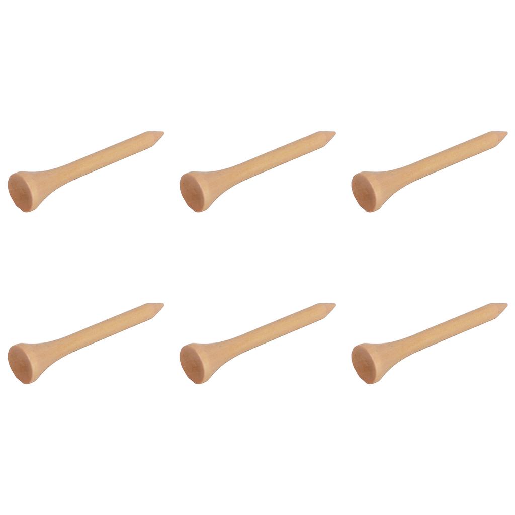 50pcs Golf Tees Professional Strong Replacement Wooden Golfing Tees for Golf Accessories