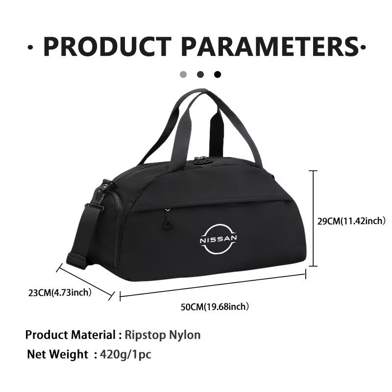 CIZQOI1 Fitness Sports Gym Bag Travel Duffel Shoes Box Workout Handbag For Nissan J11 J10 Teana J31 Maxima Juke Cube Murano Skyline