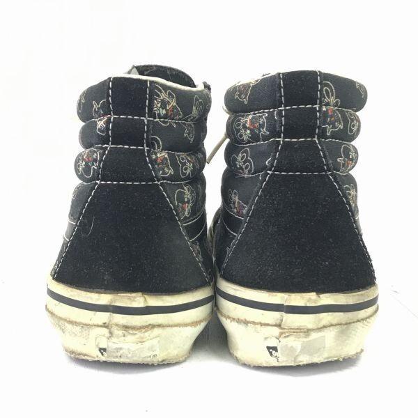 VANS×BEAMS MADSAKI BEAMS SK8-HI High Top Sneakers [27.5/Schwarz] Charakter-Print(GEBRAUCHT)
