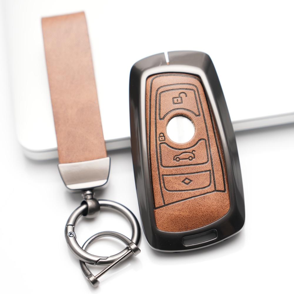 Zinc Alloy Leather For Bmw F30 F31 F32 F34 F20 F21 F07 F10 1 3 5 7 Series M3 M4 X1 X3 G01 X4 G02 X5 F15 F16 Car Key Case Cover