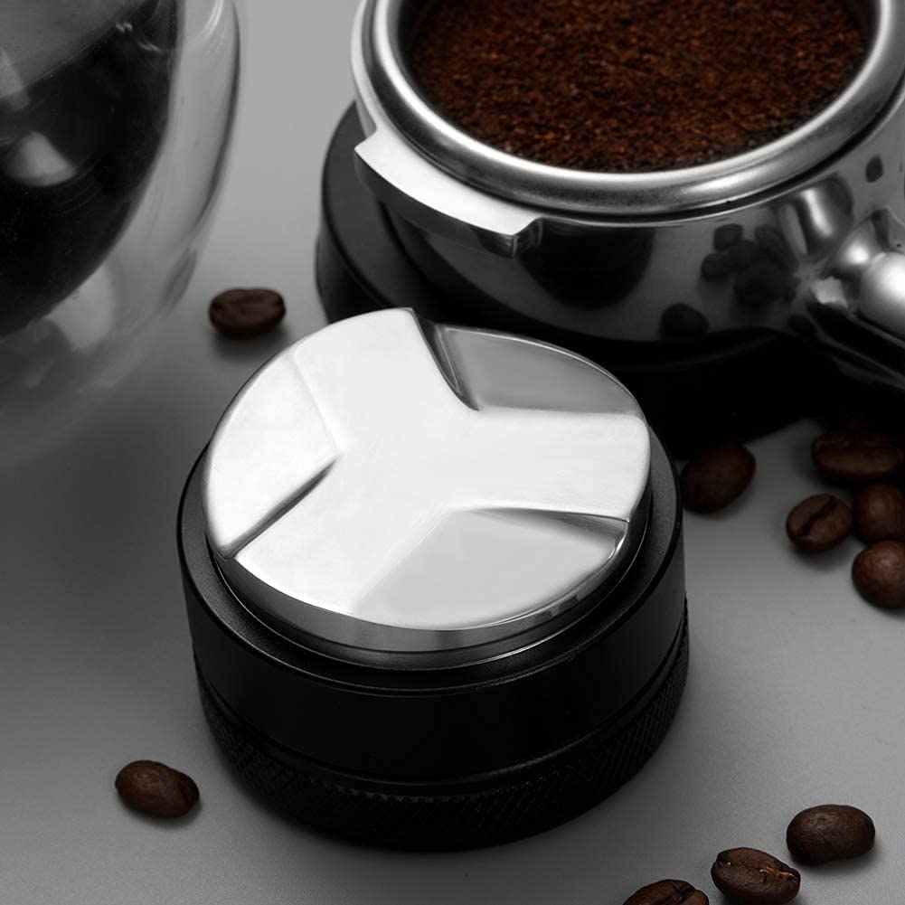 Distributor Espresso Coffee Espresso Machine Stainless Steel Leveling Press for Coffee Grounds and Coffee Equipment Tamper, 49mm, 51mm, 53mm, 58mm,