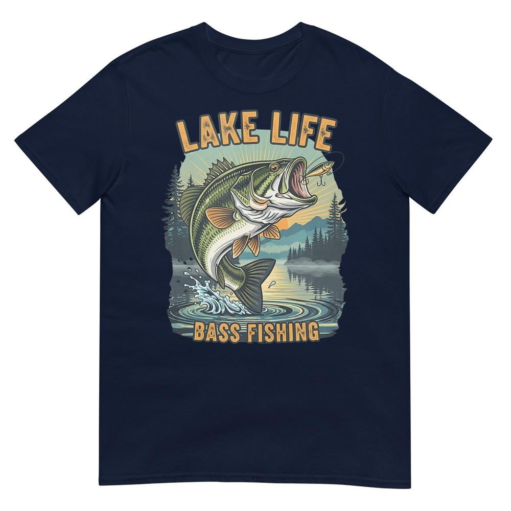 Lake Life Bass Fishing Tshirt S