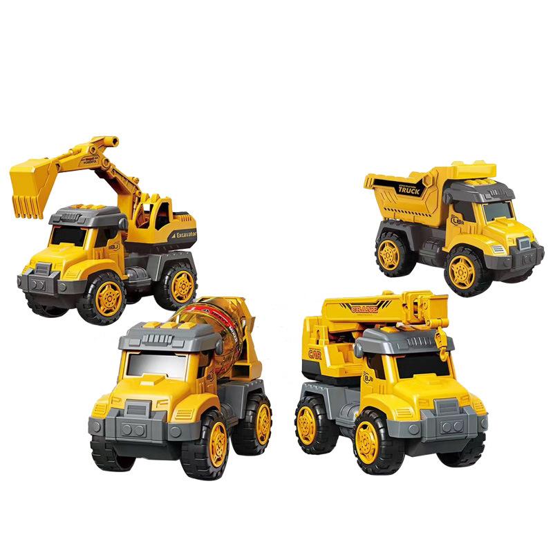 Excavator Children's Toy Engineering Vehicle Set Boys and Boys Car Excavator Toy Car