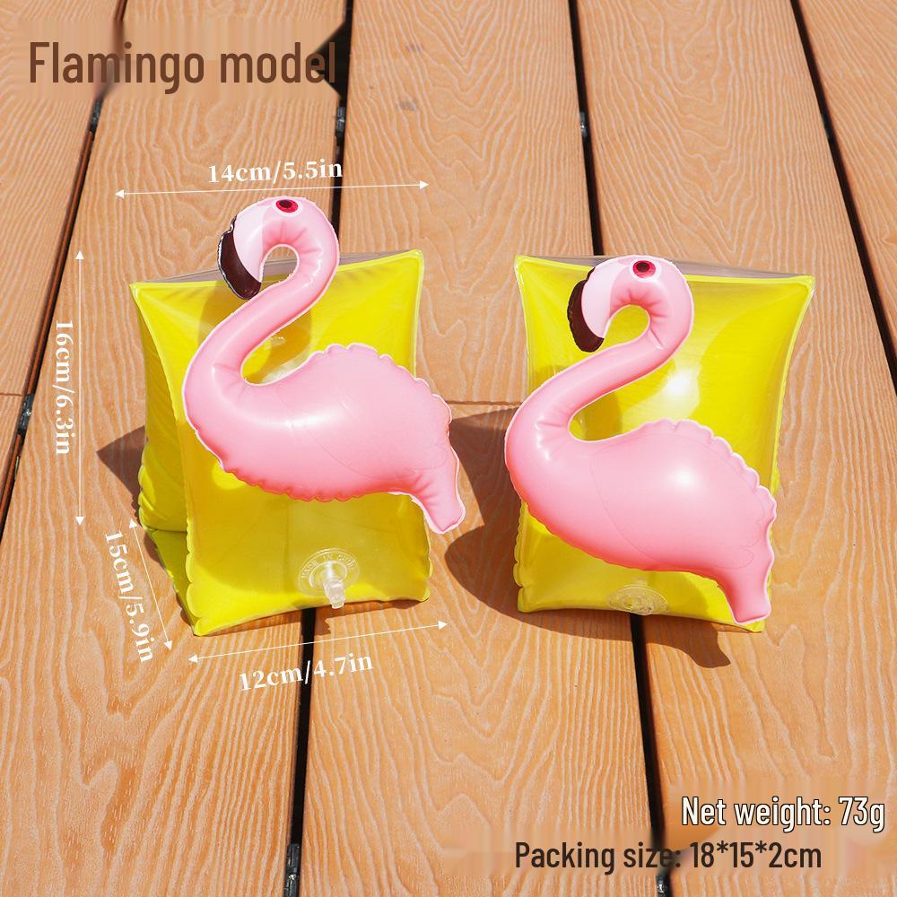 PVC Aufblasbare Schwimmflügel mit Doppel-Airbag-Auftrieb - Cartoon-Design Armbänder