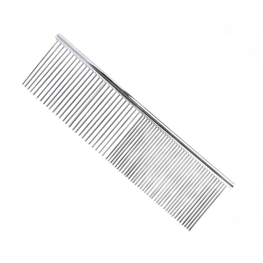 Hundekammer Profesjonell Metall Kattekam Stellverktøy med Ergonomisk Håndtak for Fjerning av Floker og