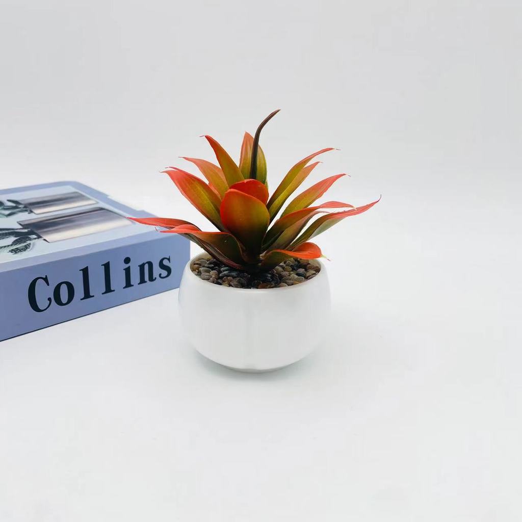 

Realistic Factory Stone Lotus Succulent Planter With Green And Colorful Options For Home Decor And Events OrangeYellow