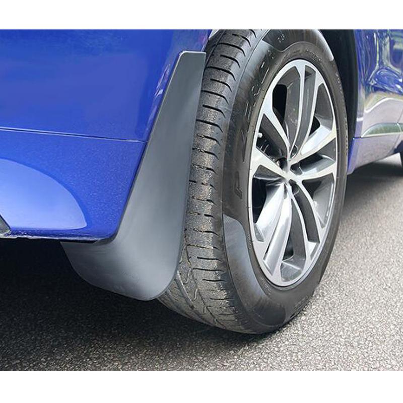 For Jaguar F-PACE FPace 2016 2017 2018   Car Plastic Fender Soft Mudguard Protection Flap Splash Mud Guard Frame