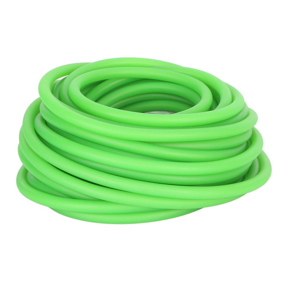 Latex Tube 32.8ft Quick Rebound Nice Flatness Natural   Latex Band for DIY   Fluorescent Green