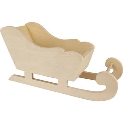 Träpulka - Tommy - Naturlig - 8,5 cm hög - 17 cm bred - Dekorativ