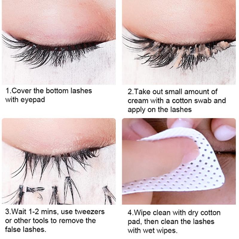 10G Fruit Flavour Eyelash Glue Remover Zero Stimulation Quick Removing Eyelash Extensions Tools Fragrancy Smell Cream Makeup