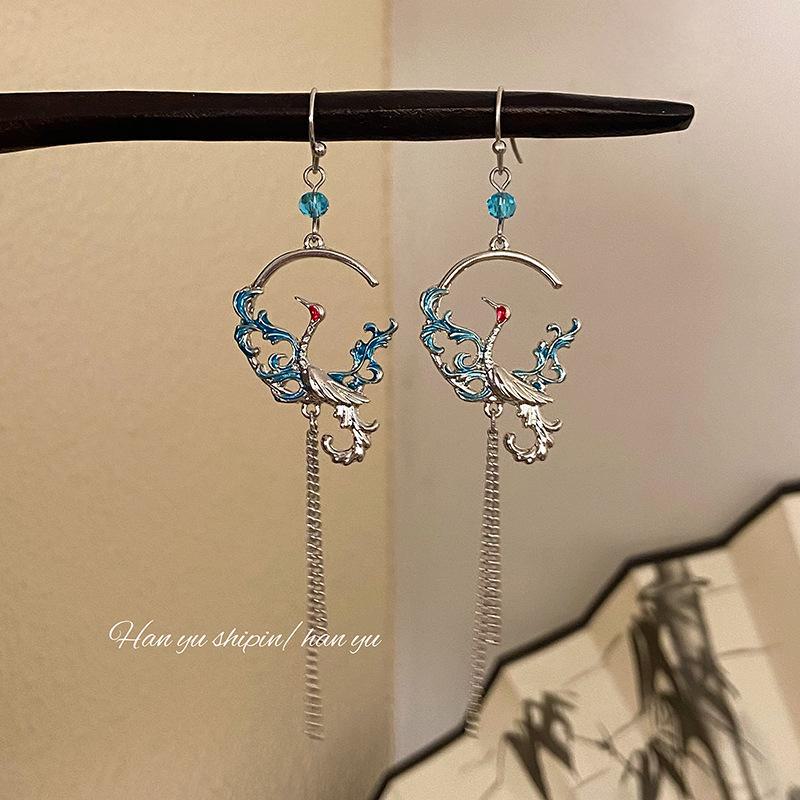 925 Silver Needle Long Tassel Earrings for Women - Korean Style, High-End, Popular and Versatile