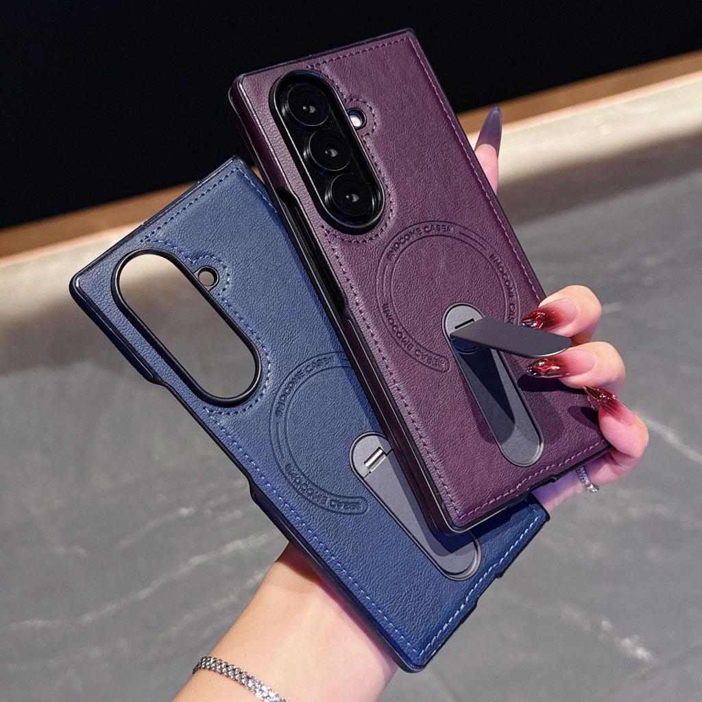 Samsung Z Fold7 Flip pouzdro s 360° otočným stojánkem a magnetickým bezdrátovým nabíjením