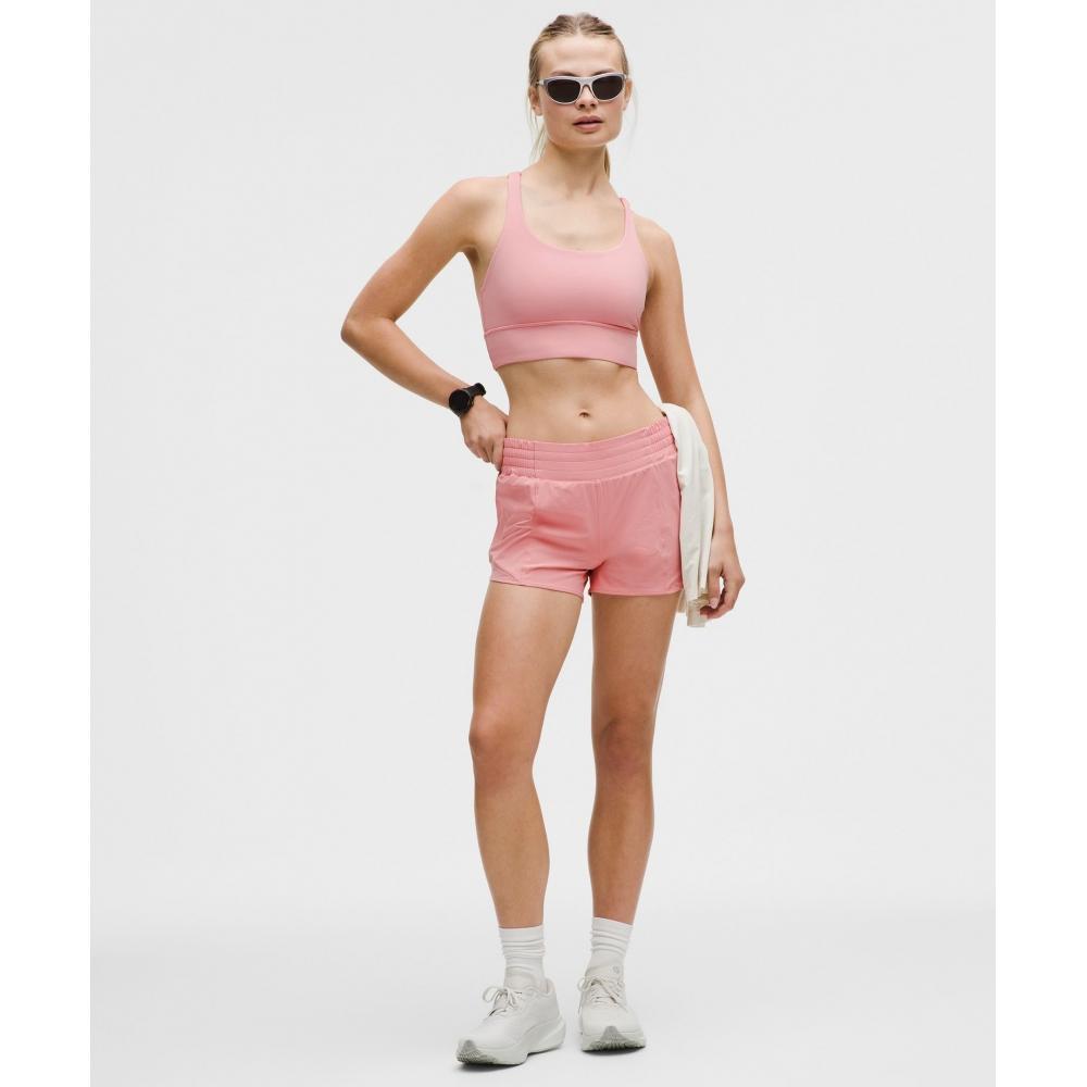 Lululemon Energy Longline Bra  MeDium Support  B D Cups Tea Rose