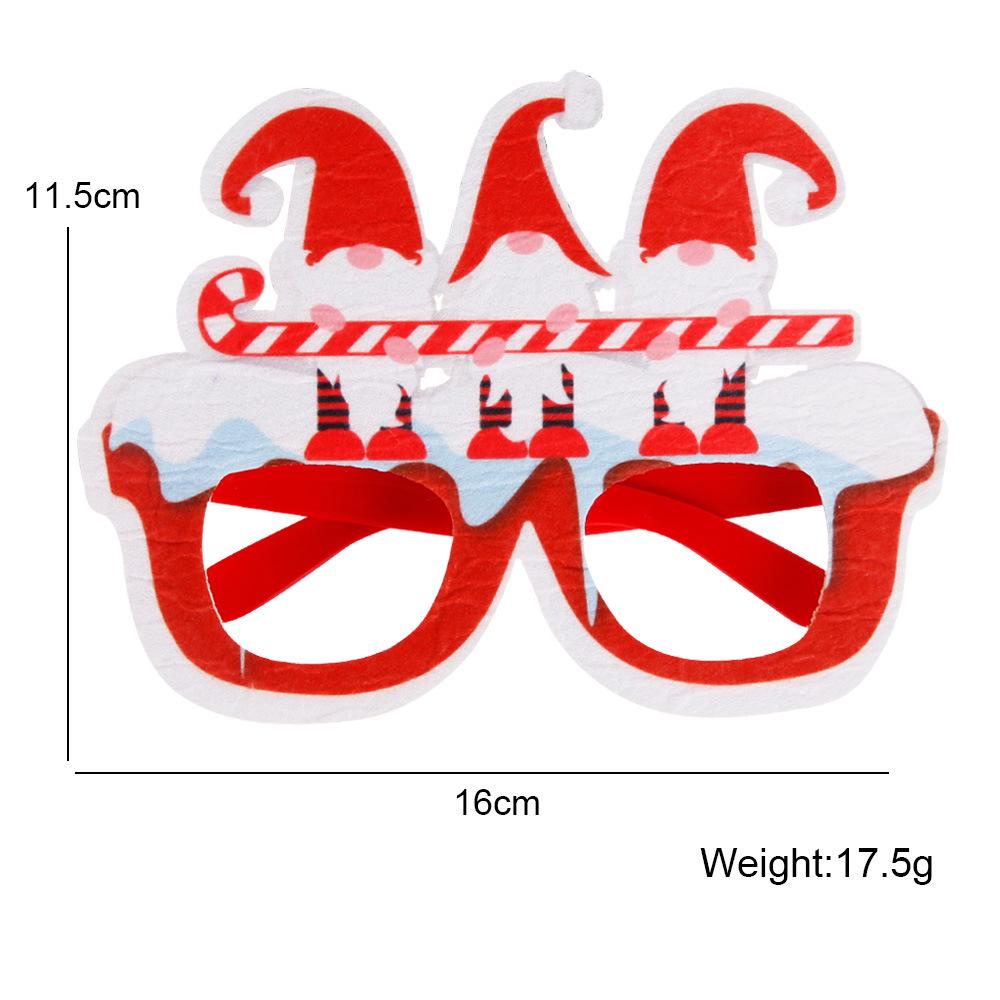 

Festive Holiday Party Glasses for Kids - Christmas Cartoon Eyeglass Frames One Size