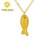 Shuibei 999 Fine Gold Slim Waist Necklace: 3D Hard Gold Women's Pendant Charm, Popular Live Broadcast Hot Seller.