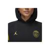 Jordan X Paris Saint-Germain Womens Hoodie (Asia Sizing) Black/Tour Yellow Women Streetwear DV2836-010
