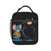 Itchy and Scratchy Lunch Bag For Women Lunch Box Fashion Outdoor Picnic Cooler Bag Portable Zipper Oxford Thermal Lunch Bags