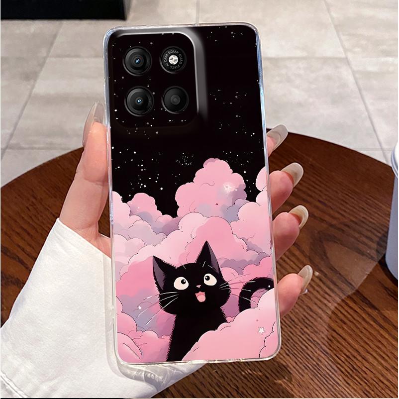 Phone Case For Motorola Moto G17 Power Case Luxury Cute Love Rabbit Funny Clear Soft TPU Silicone Cover For Moto G17Power Bumper