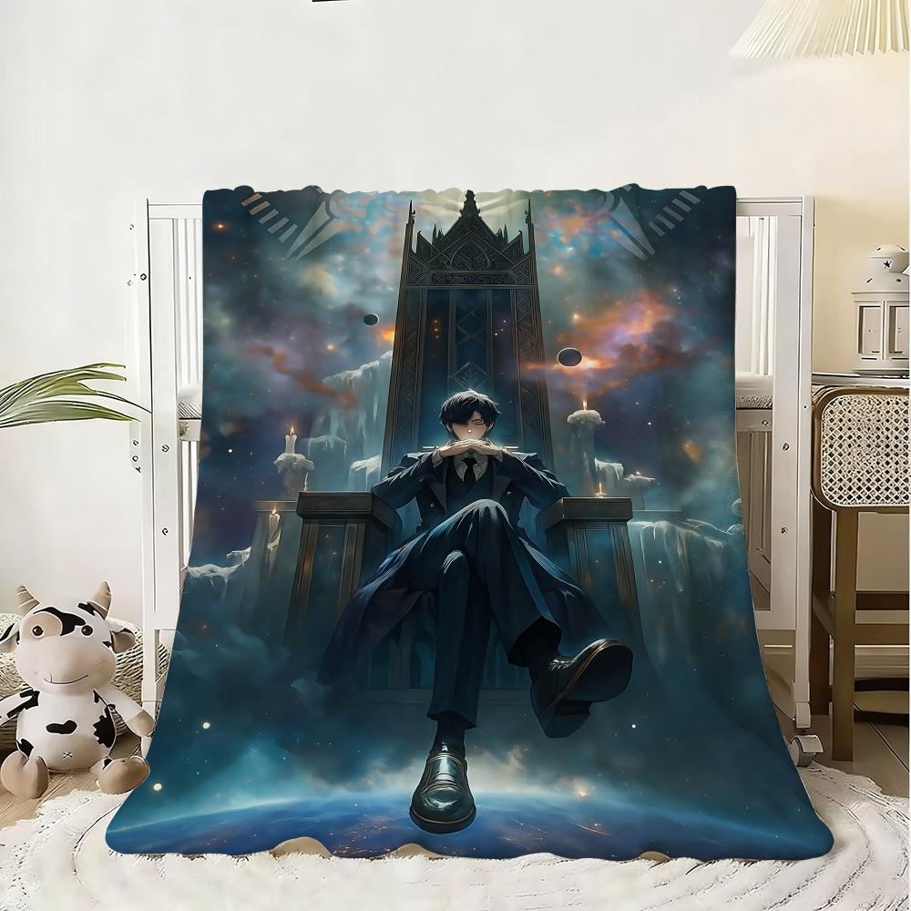 Anime Lord of Mysteries Throw Kid-Friendly Flannel Throw Blanket Soft Warm Anti-Static Washable All Season