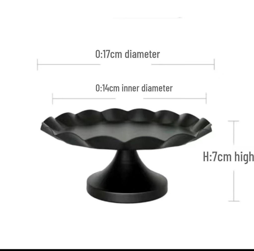 Silver Dessert Display Stand for Corporate Coffee Break and Afternoon Tea