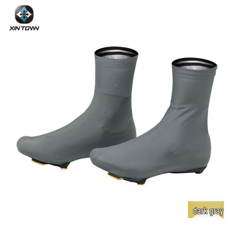 XINTOWN Solid Color Cycling Shoe Covers - Lightweight, Dustproof, Anti-Fouling Bicycle Gear