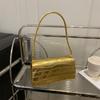 Einfache Steinmuster-Umhängetasche modische einfarbige hochwertige Tasche mit hellem Muster für Damen Pendeln praktische tragbare kleine quadratische Tasche Damen