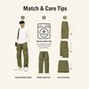 Men's Outdoor Multi-Pocket Cargo Pants Casual Hiking Trousers for Travel and Work