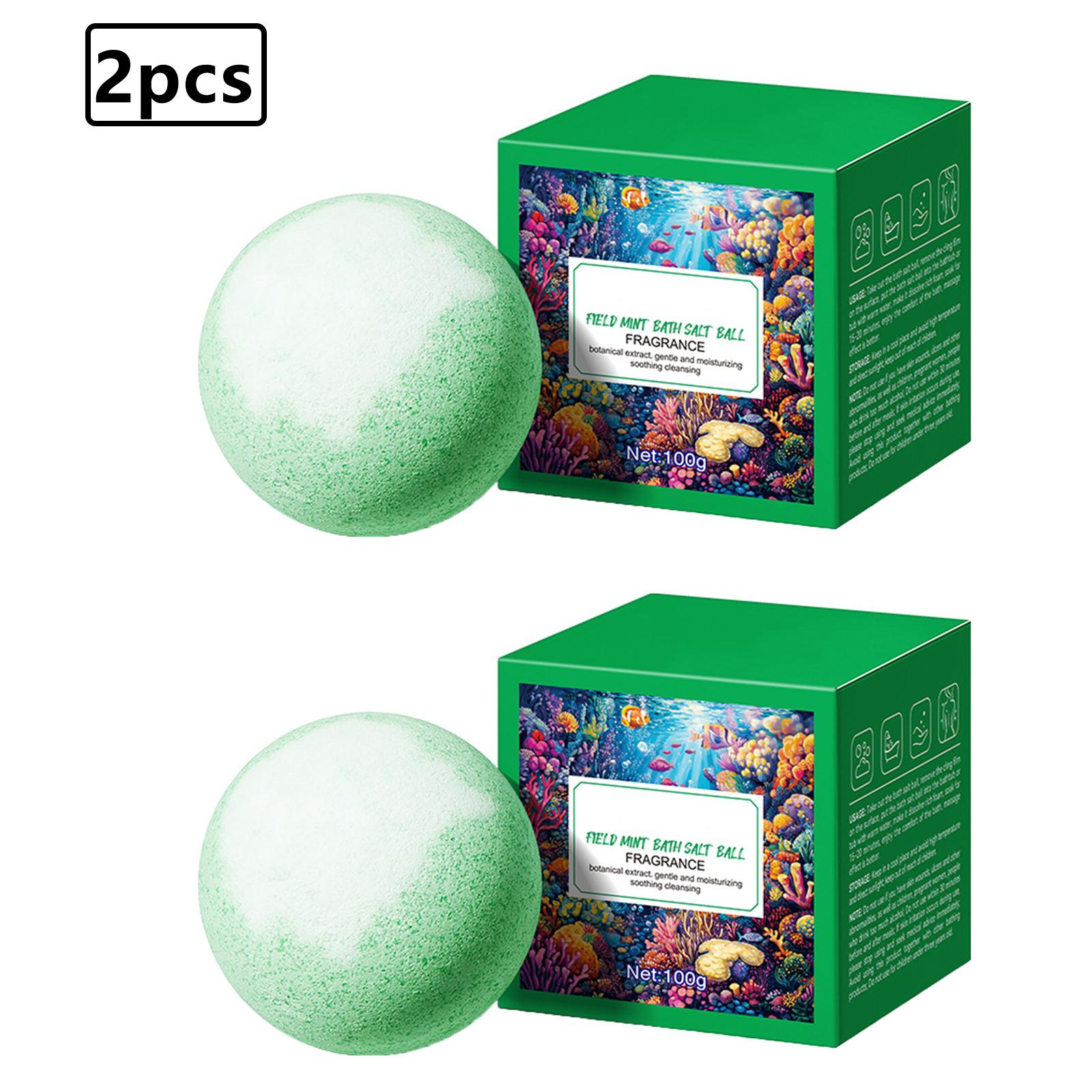 

Natural Bath Bombs Gift Set (2-Pack) with Fruit Scent, Moisturizing Fizzies for Aromatic Bubble Bath, Home Spa, and Relaxing Shower One Size