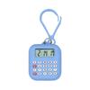 Portachiavi Mini Calcolatrice Digitale Portatile Display Ora Conto alla Rovescia Piccola Calcolatrice Per Studente Zaino Scolastico Uso Quotidiano