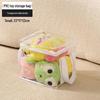 Transparent Plush Toy Storage Box for Dolls & Books, Large Capacity, Waterproof