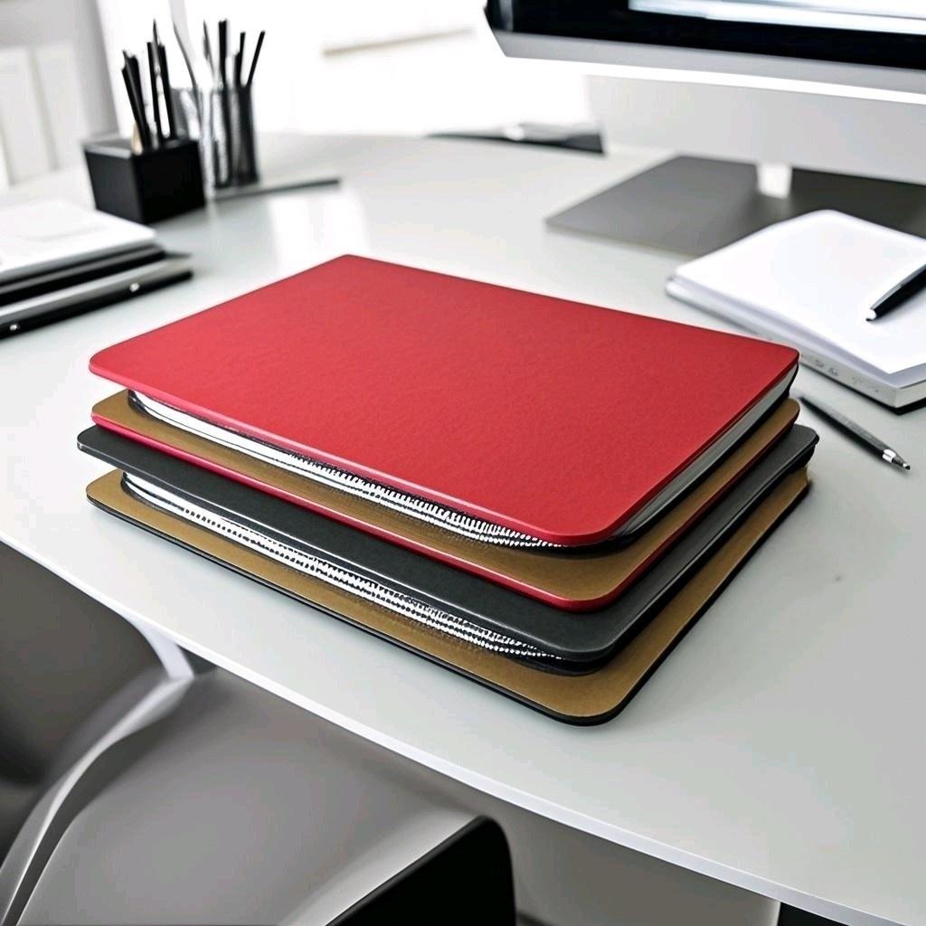 Makeasy A5 Leather Refillable Padfolio Folder Cover Ring Binder Folder Organizer A5 Zipper Bag Folder A5 Folder Cover(1PC)