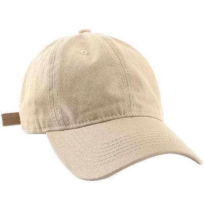 Jednoduché jednobarevné kšiltovky Jaro Léto Ochranné kšiltovky Bavlněné látkové Unisex kšiltovky