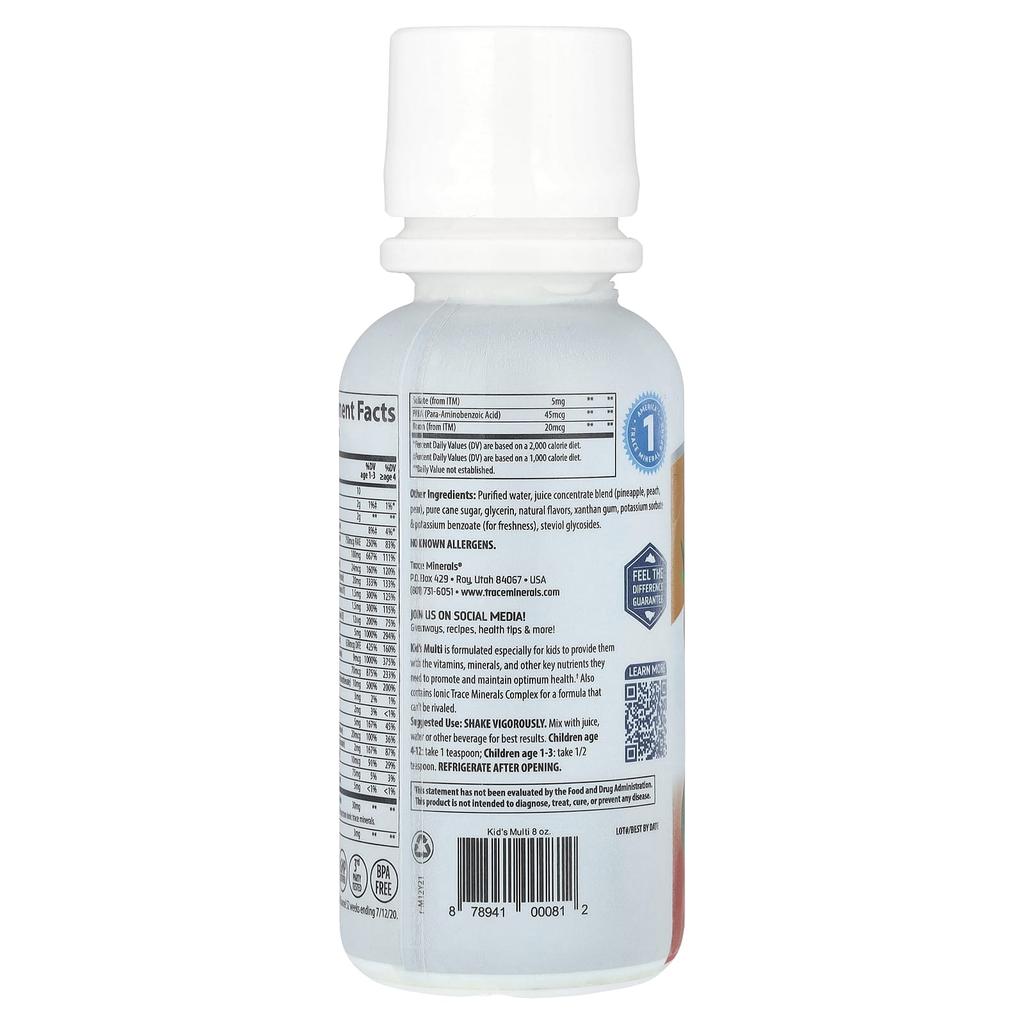 Trace, Children's Multi, Citrus Punch Flavor, 8 Fl Oz (237 Ml)