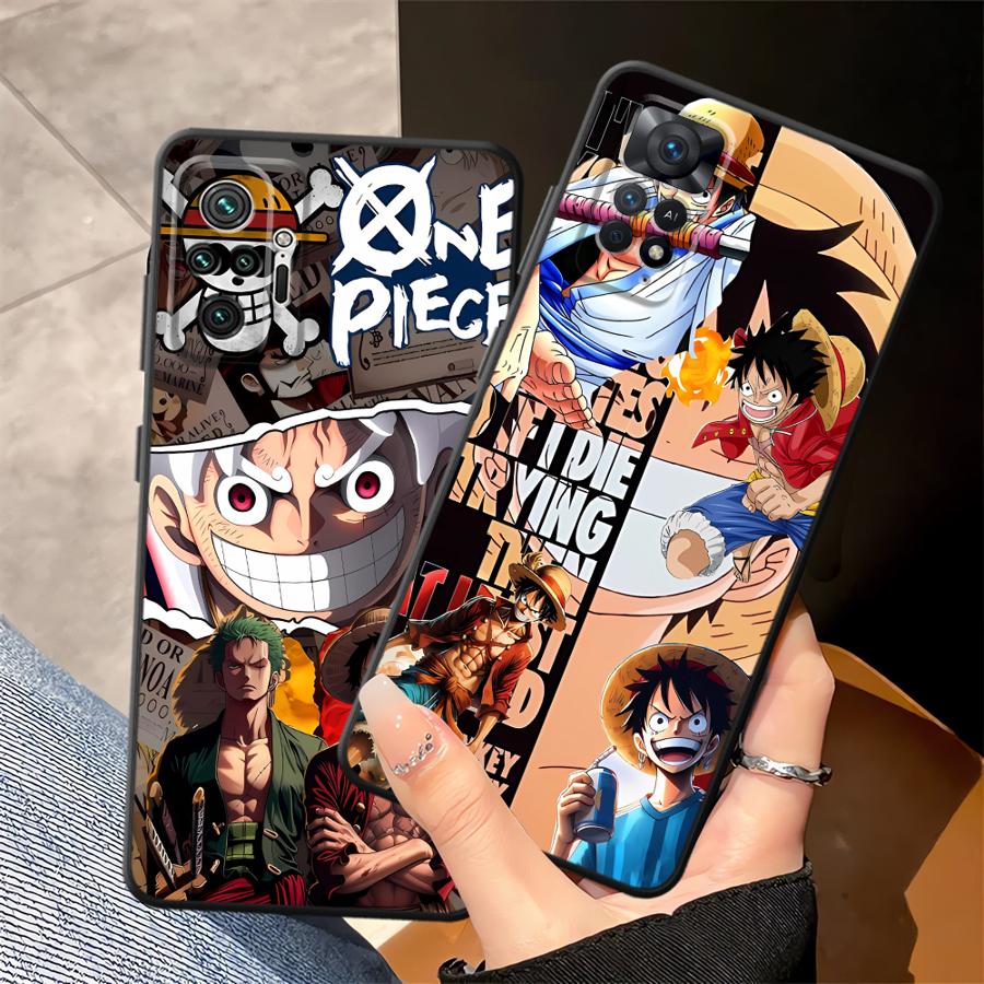Case for Xiaomi Redmi Note 10S 11S 10 9 8 Pro 12S 9s 11 13 12 Pro Plus Funda Phone Cover Anime Luffy Zoro