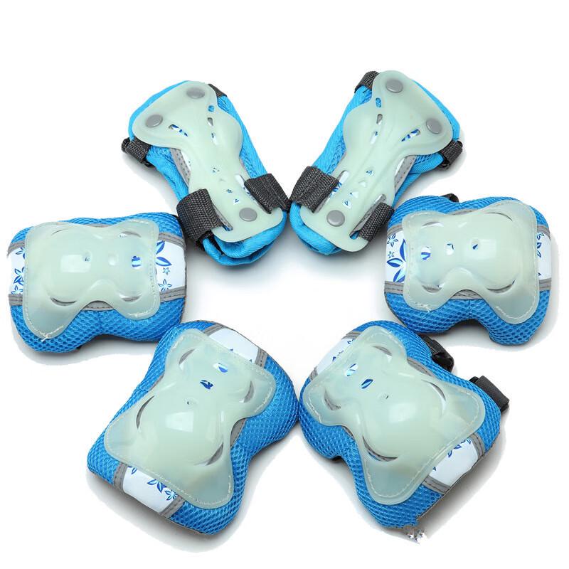 Tingbai Kids Fluorescent Roller Skating Protective Gear Set
