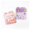 Sanrio Characters Cute Character Index 4-Division Notebook, 1 Piece, Pink