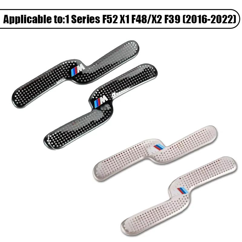 2Pcs Motorcycle Sticker/Car Air Outlet Protective Cover Dust Proof Net Interior Stickers Accessories For BMW M E46 F20 G30 X1 X5 IH2