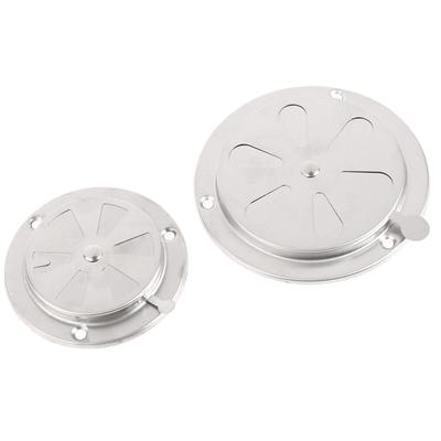 Rejilla de ventilación de aire ajustable de 95/125 mm, rejilla de ventilación de conductos redondos, cubierta para parrilla de barbacoa, ahumador, ventilación de escape de estufa