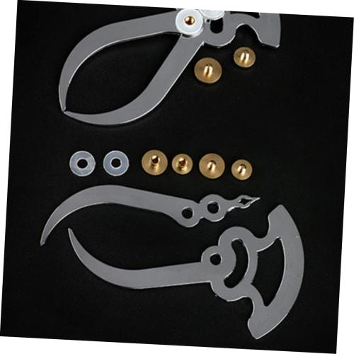 FOYTOKI Stainless Steel Outside Caliper, Thickness Measuring Tool, Precision Measuring Caliper for Woodworking and Jewelry Making