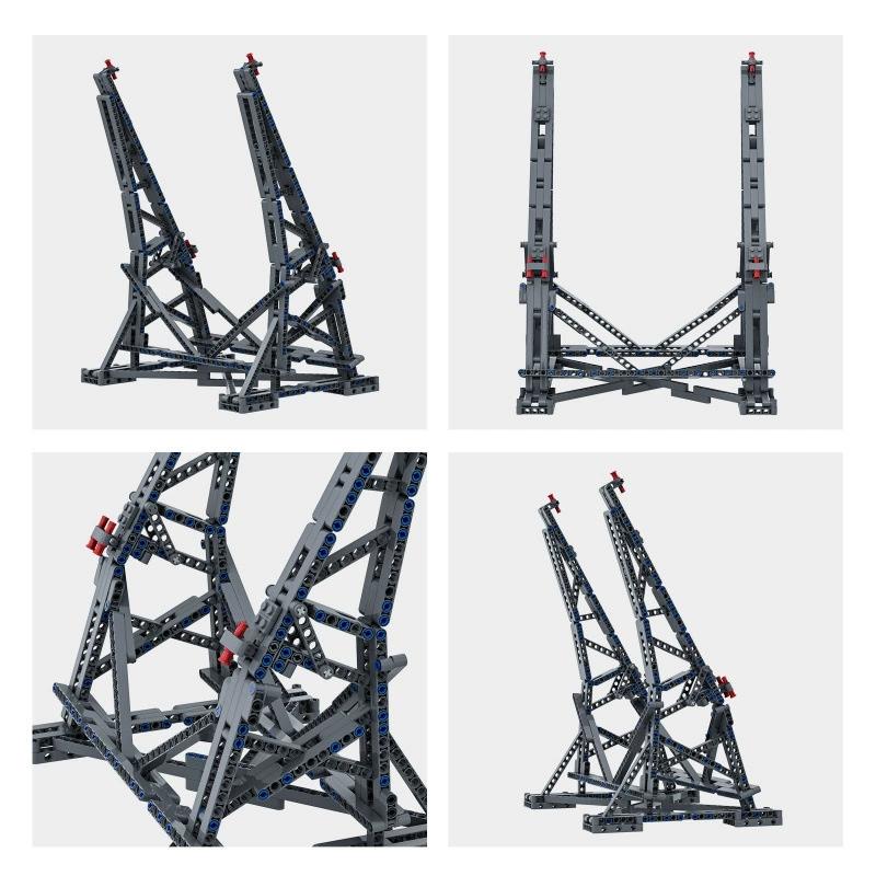 Moc Display Stand For 75192/05132 Bracket Building Blocks Set For Big Falcon Display Base Bricks Toy