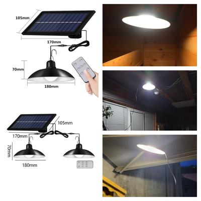 Solar Chandelier Outdoor Decor Motion Sensor Waterproof Led Powered Lamp Pendant Night Light Camping Yard Garden Hanging Lights