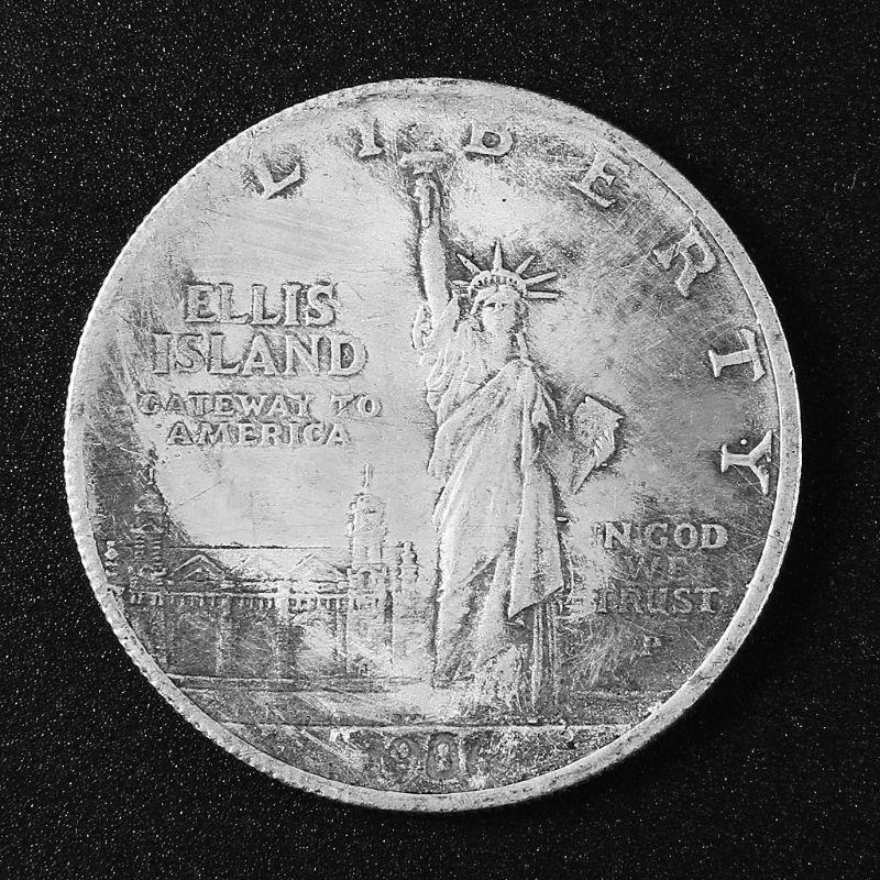 Amarzk 1906 Statue Of Liberty United States With Torch Commemorative Challenge Coin Amarzk 1906 Statue Of Liberty United States With Torch Commemorative Challenge Coin